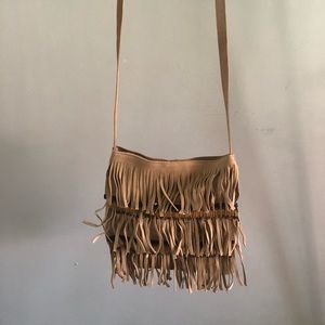 Suede bag